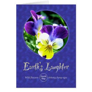 ErdtagesWildblume-Gelächter-Karte