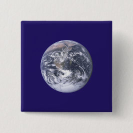 Erdtagsflagge Button