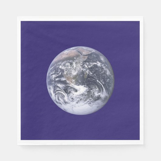 Erdtagsflagge Serviette (Vorderseite)
