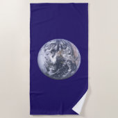 Erdtagsflagge Strandtuch (Vorderseite)