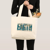 Erdtasche Jumbo Stoffbeutel (Vorderseite (Produkt))