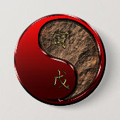 Erdtiger Button (Vorderseite)