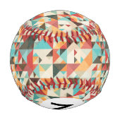 Erdton Geometrisches Muster Baseball (Rückseite)