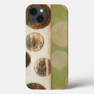 Erdton-hölzerne Platten-Malerei mit Kreisen Case-Mate iPhone Hülle