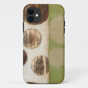 Erdton-hölzerne Platten-Malerei mit Kreisen Case-Mate iPhone Hülle