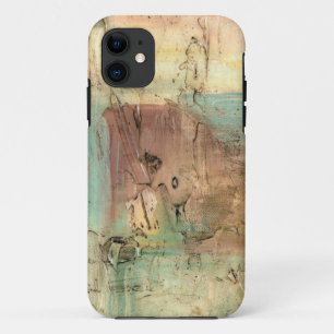 Erdton-Malerei mit gebrochener Oberfläche iPhone 11 Hülle