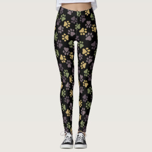 Erdton Paw Print Leggings