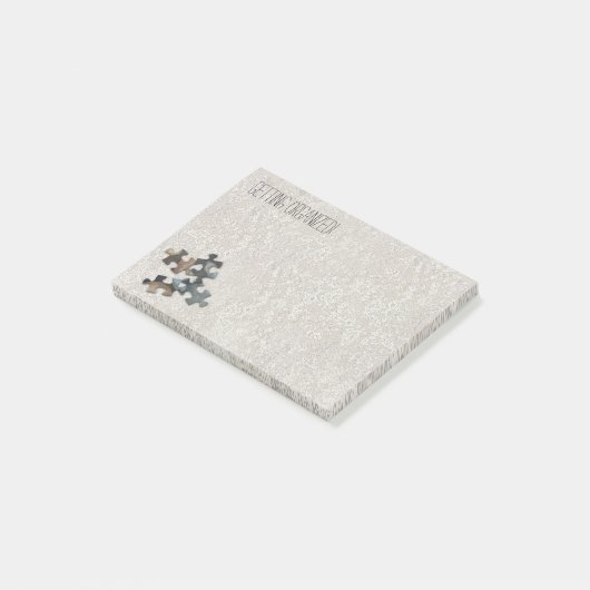 Erdton-Puzzlespiel der Gewohnheits-4 bessert Post-it Klebezettel (angewinkelt)