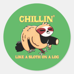 Erdton Runder Aufkleber