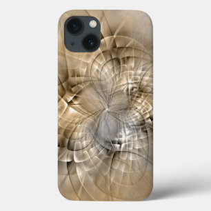 Erdtöne Abstrakte moderne Fractal-Kunsttextur Case-Mate iPhone Hülle