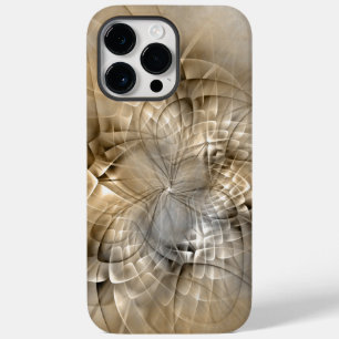 Erdtöne Abstrakte Moderne Fraktal-Kunst-Textur Case-Mate iPhone 14 Pro Max Hülle