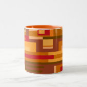 Erdtöne abstrakte Tasse (Mittel)