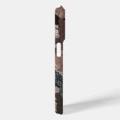 Erdtöne abstraktes rustikales Band strukturiert Case-Mate iPhone Hülle (Rückseite / Rechts)