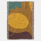 Erdtöne Bio Formen abstrakter Hintergrund Decke (Vorderseite Vertikal)