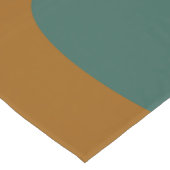 Erdtöne Bio Formen abstrakter Hintergrund Kurzer Tischläufer (Ecke)