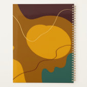 Erdtöne Bio Formen abstrakter Hintergrund Planer (Rückseite)