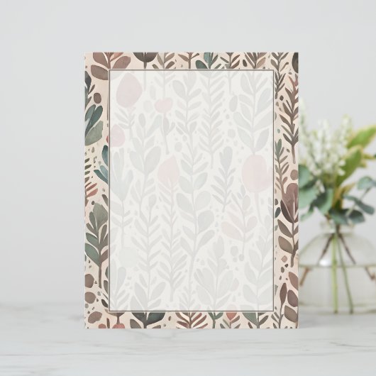 Erdtöne botanisch (Stehend Vorderseite)