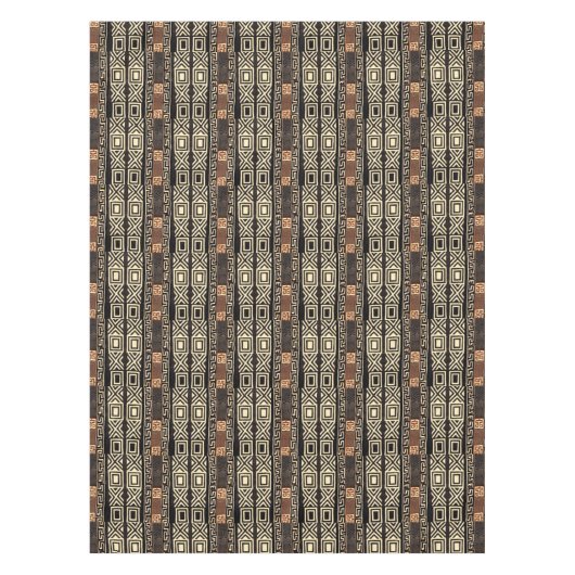 Erdtone Ethnic Tablecloth Tischdecke (Vorderseite)