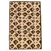 Erdtöne-Geometrie Mittlere Geschenktüte (Vorderseite)