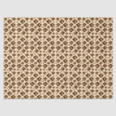 Erdtöne-Geometrie Seidenpapier (Vorderseite)