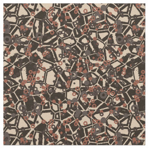 Erdtöne geometrisch 2 stoff