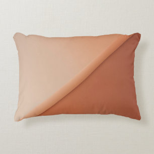 Erdtöne Halb Terracotta Halbe Creme AI Kunst Dekokissen
