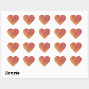 Erdtöne Himmel Herz Sticker