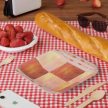 Erdtöne-Himmel-Kachel-Papier-Party-Teller