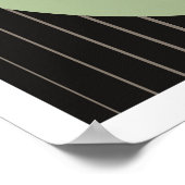 Erdtöne Moderne Geometrische zeitgenössische Kunst Poster (Ecke)