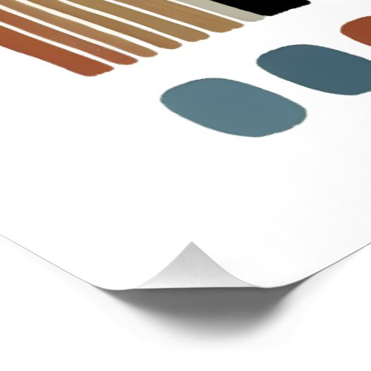 Erdtöne Poster (Ecke)