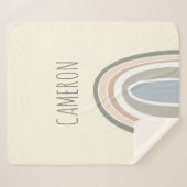 Erdtone-Rainbow-Illustration mit Namen Sherpadecke (Vorderseite (Horizontal))