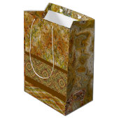 Erdtöne-Sampler-Geschenktasche Mittlere Geschenktüte (Rückseite Schrägansicht)