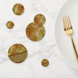 Erdtöne Sampler Marmor & Faux Schlangenleder Konfe Konfetti