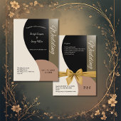 Erdtöne schlichte Hochzeit