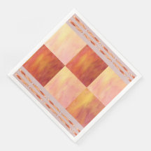 Erdtöne Skies Tiles Papierparty Servietten