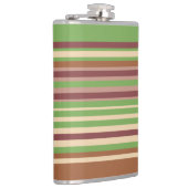 Erdtöne Streifen Flask Flachmann (Rechts)