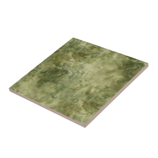 Erdtone Wasserfarbmuster Fliese (Seite)