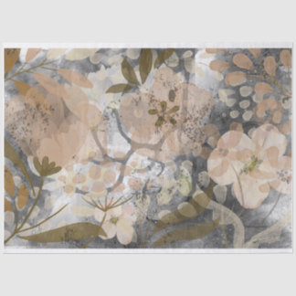 Erdtönige Petal-Wash-Decoupage-Tissue-Papier Seidenpapier