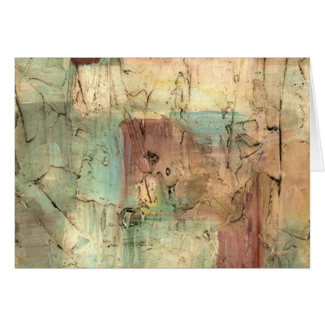 Erdtonmalerei mit gerissener Oberfläche (Vorderseite (Horizontal))