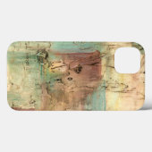 Erdtonmalerei mit gerissener Oberfläche Case-Mate iPhone Hülle (Rückseite (Horizontal))