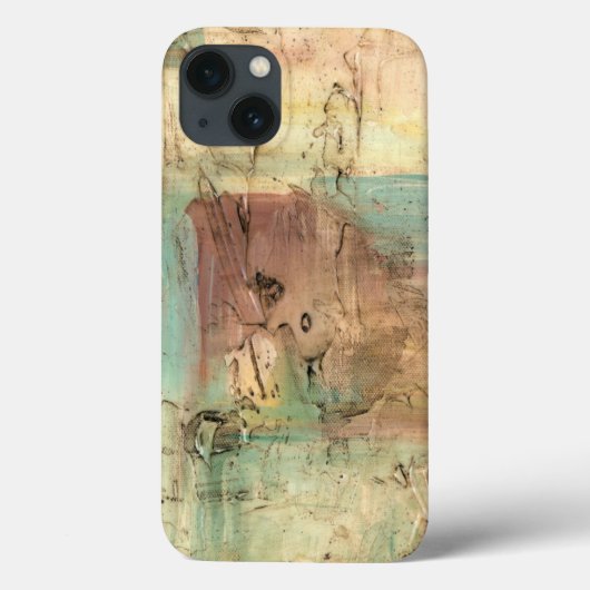 Erdtonmalerei mit gerissener Oberfläche Case-Mate iPhone Hülle (Rückseite)