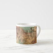 Erdtonmalerei mit gerissener Oberfläche Espressotasse (Vorderseite Rechts)
