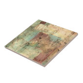 Erdtonmalerei mit gerissener Oberfläche Fliese (Seite)