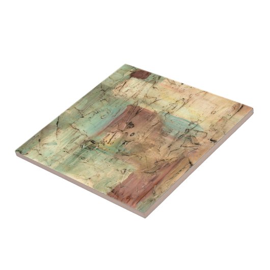 Erdtonmalerei mit gerissener Oberfläche Fliese (Seite)