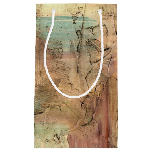 Erdtonmalerei mit gerissener Oberfläche Kleine Geschenktüte (Vorderseite)