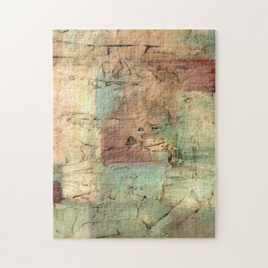 Erdtonmalerei mit gerissener Oberfläche Puzzle (Vertikal)