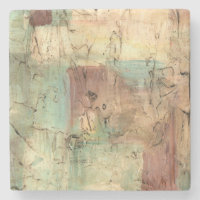 Erdtonmalerei mit gerissener Oberfläche