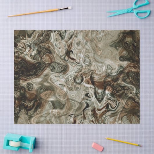 Erdtonpapier Seidenpapier (Basteln)