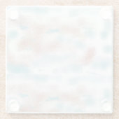 Erdtonwolken Glasuntersetzer (Rückseite)