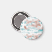 Erdtonwolken Magnet (Vorderseite/Rückseite)
